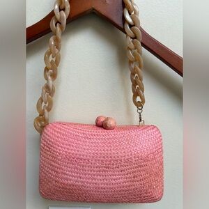 Serpui Woven Women's Bag with Chain Strap